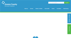 Desktop Screenshot of greenecountyhospital.com