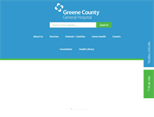 Tablet Screenshot of greenecountyhospital.com